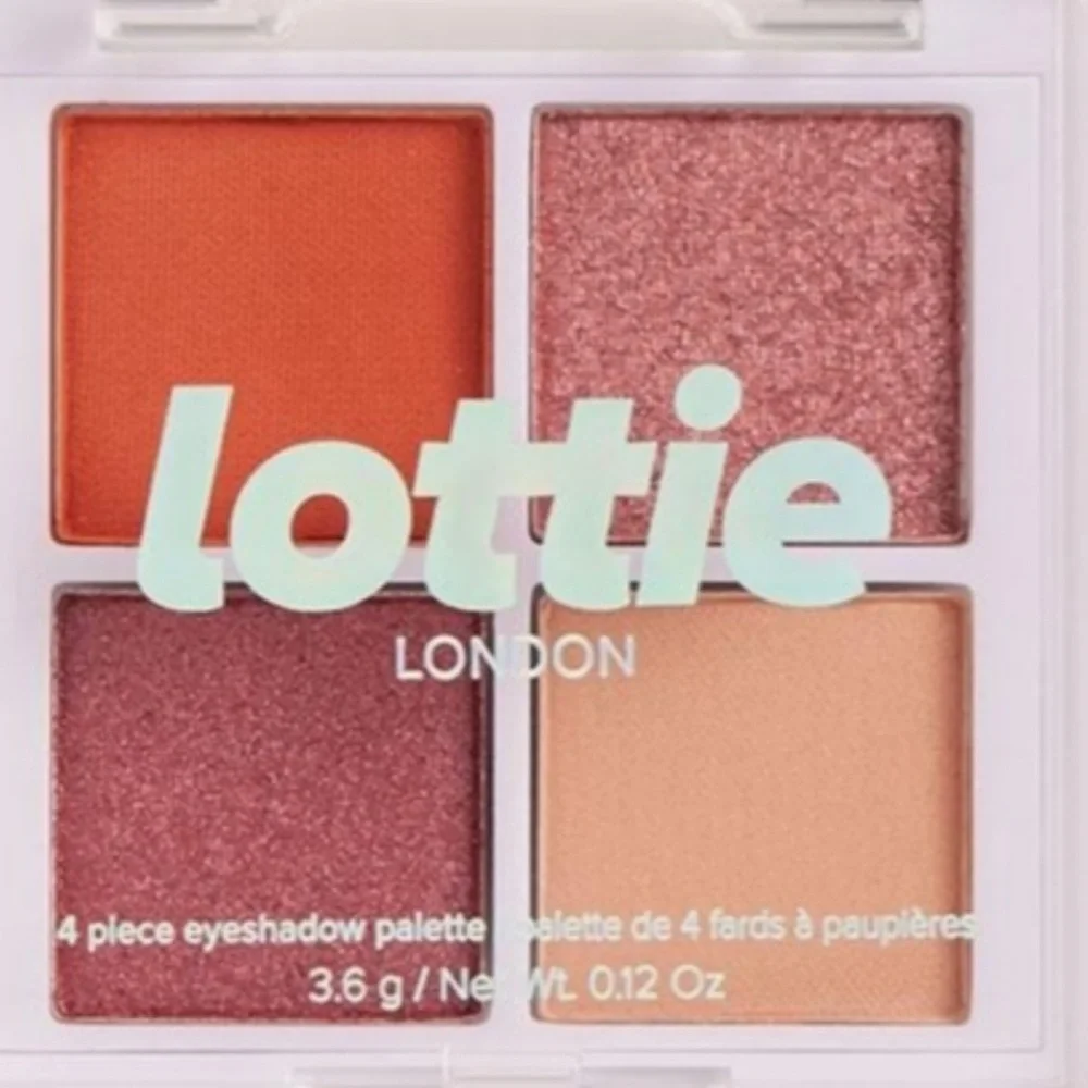 bundle of 2!  Lottie London 4 piece eyeshadow palettes.  The mauves & the rusts!